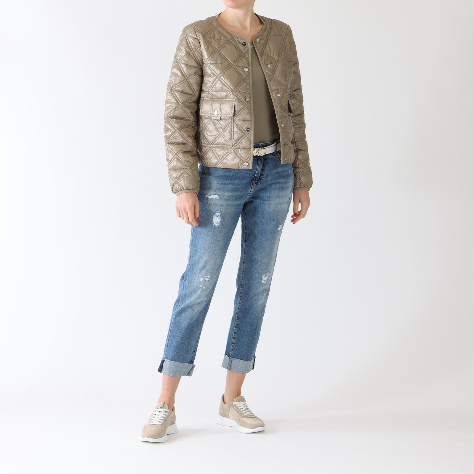 Sage Powder Quilted Jacket