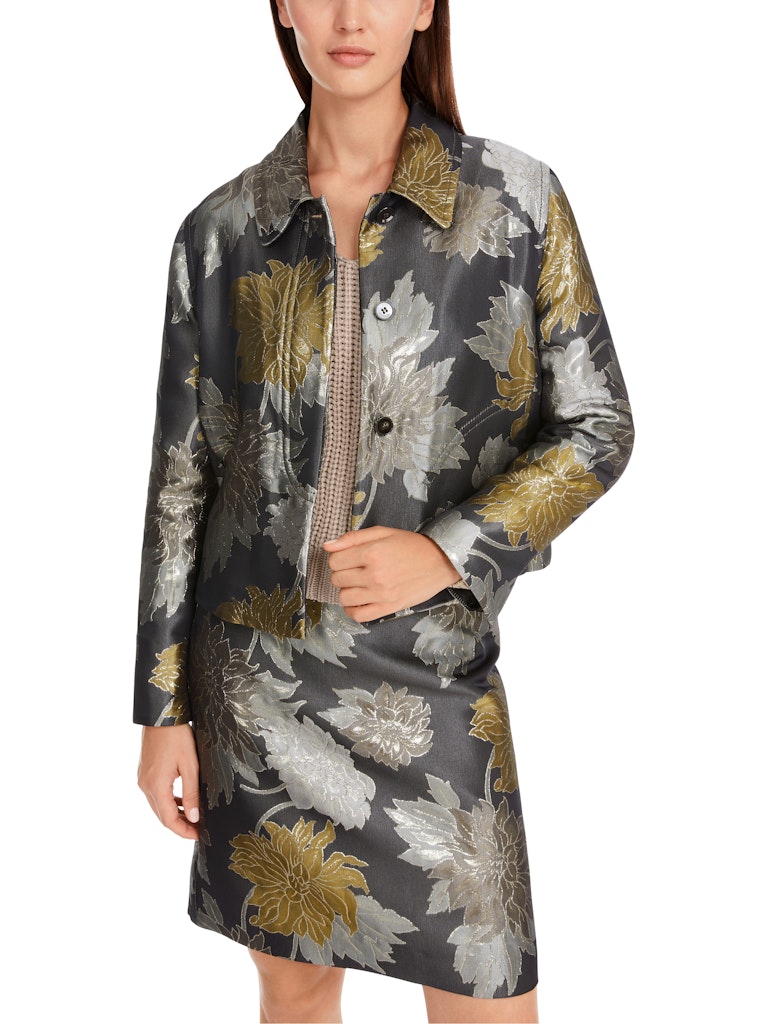 Sage Powder Noble Print Jacket