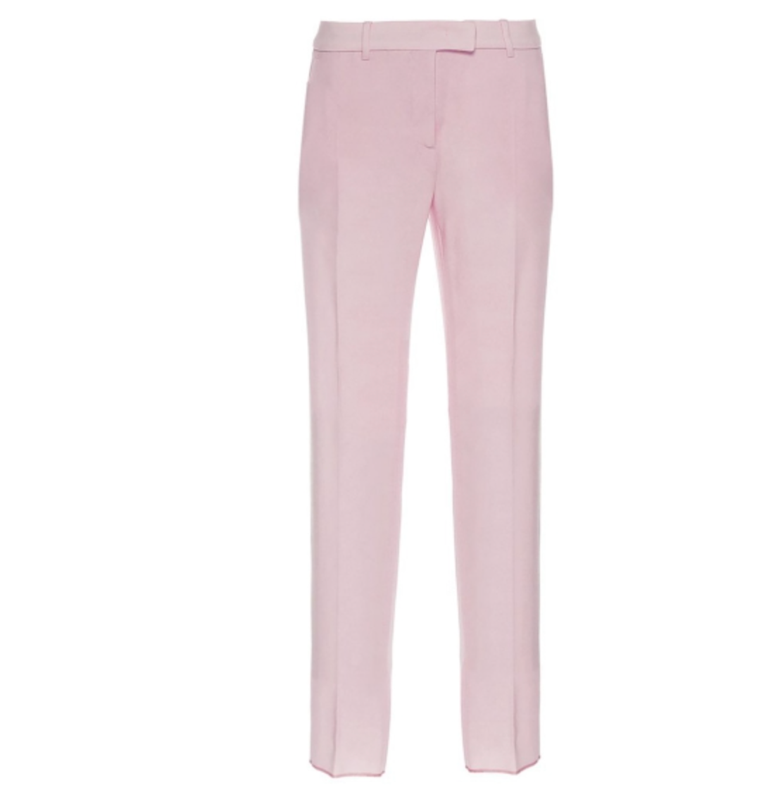 Pink Jerta Slim Fit Cady Pants
