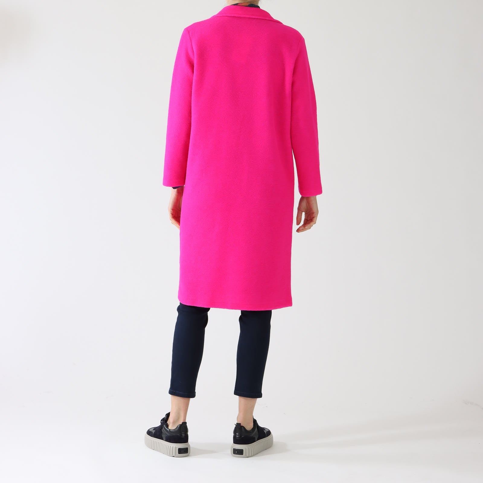 Siena Rosa Fluor Wool Blend Coat