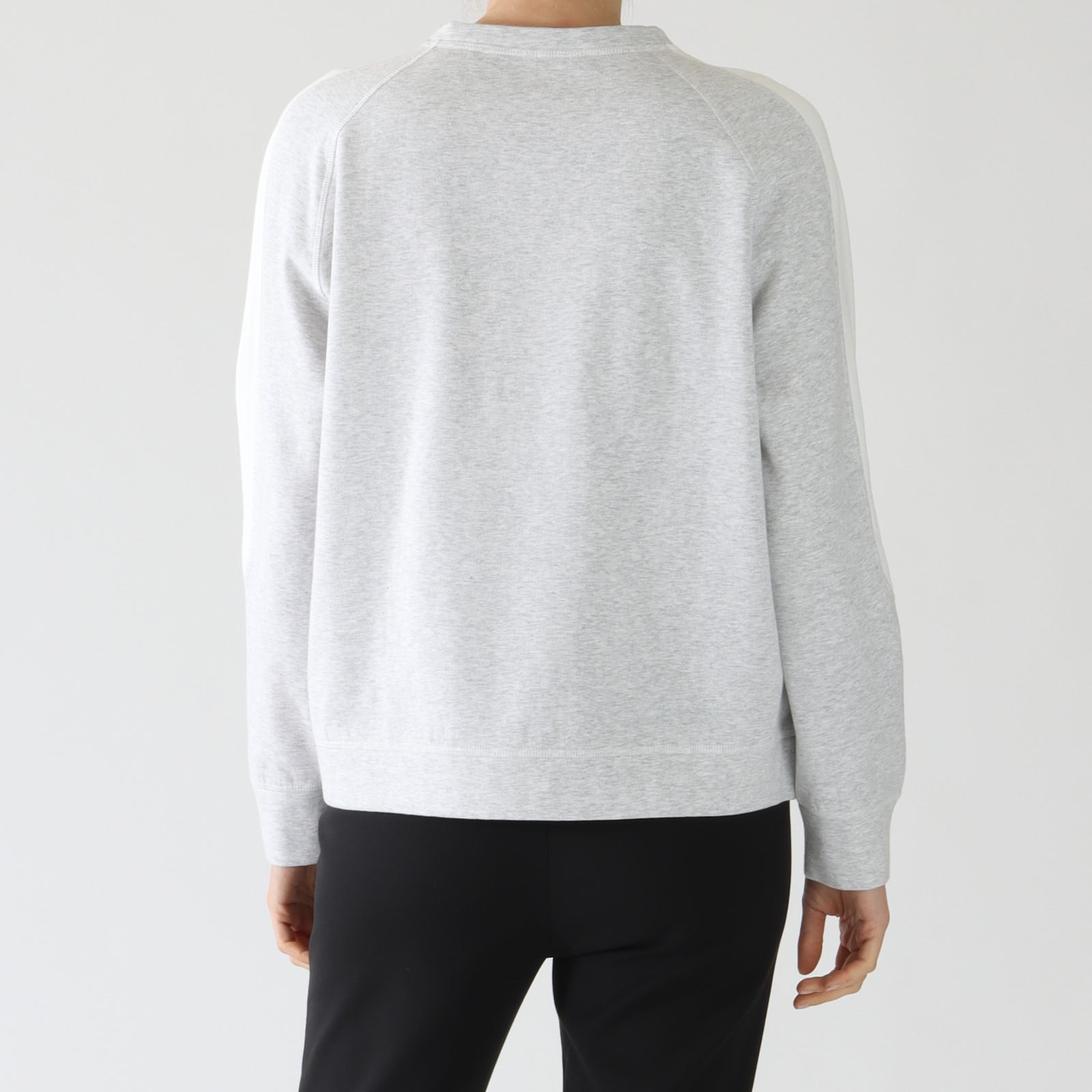 Silver Grey ‘Delight’ Cotton Blend Sweatshirt