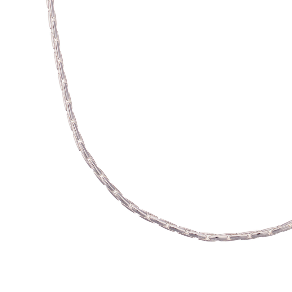 Silver London Long Necklace