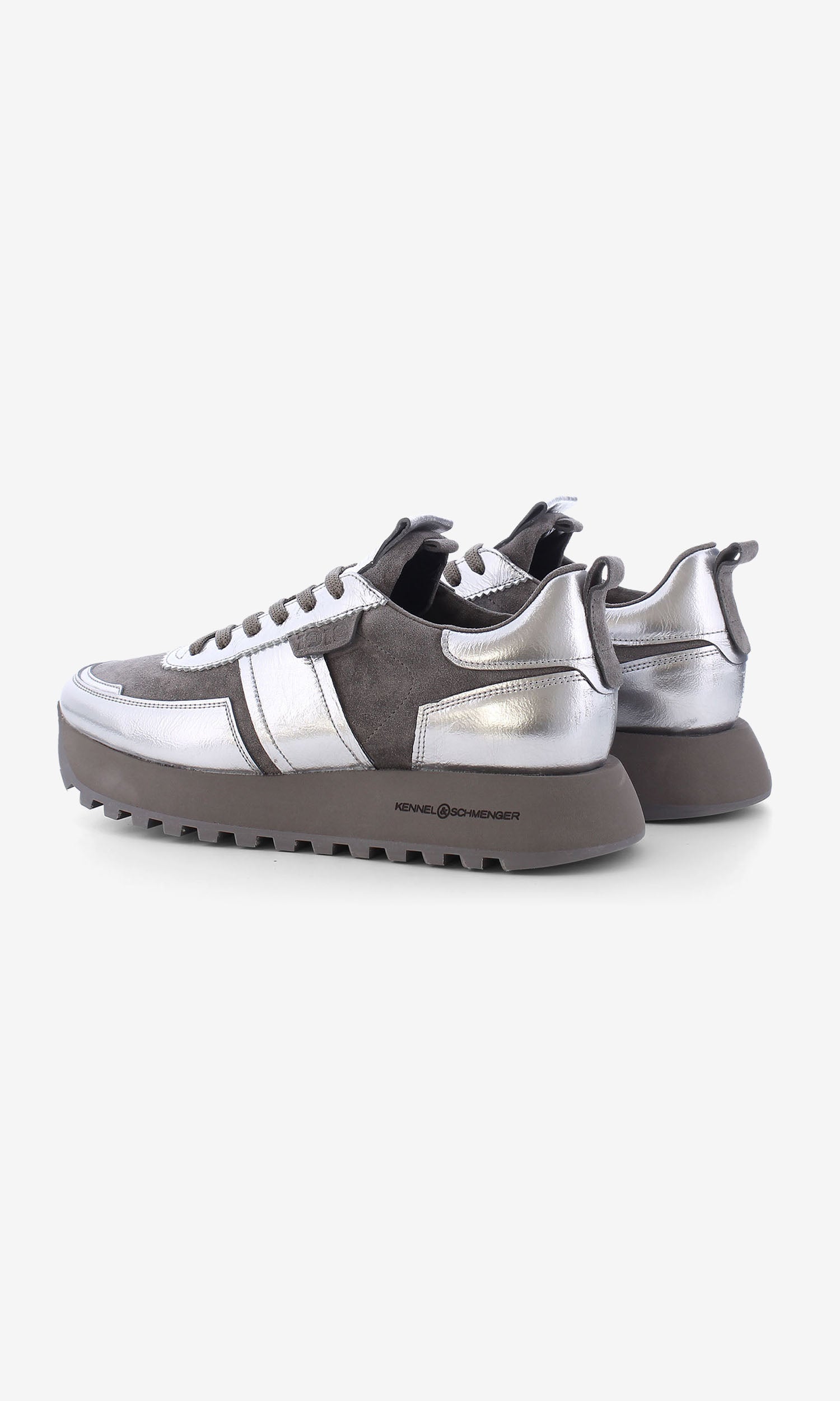 Silver Tonic Metallic Sneakers