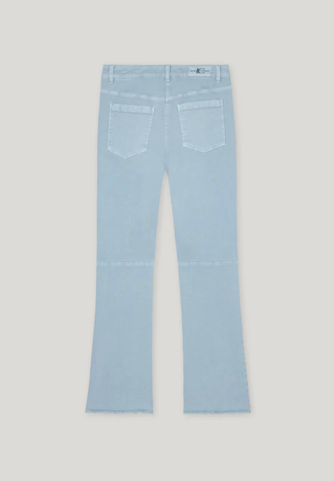 Sky Blue Flared Jeans