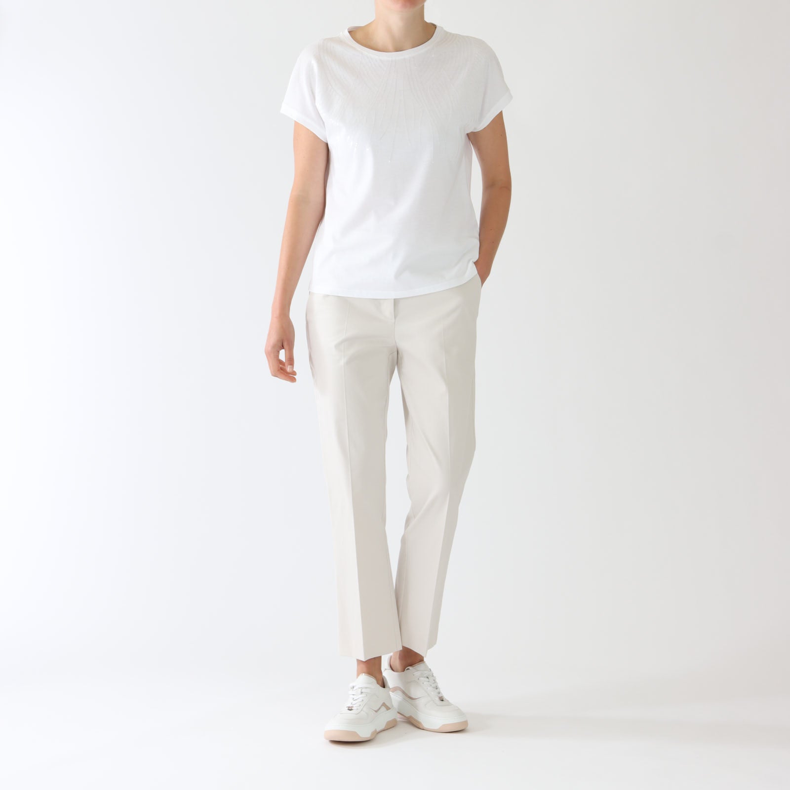 Smoke Flyde Stretch Cotton Tailored Pants