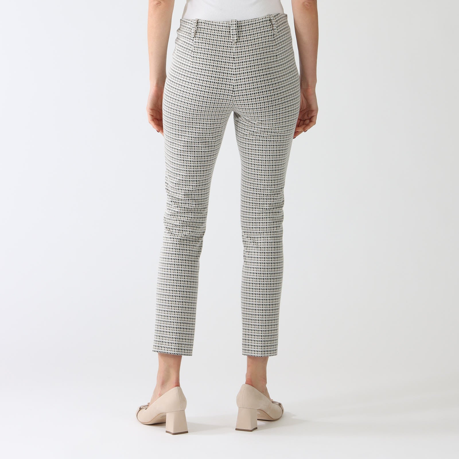 Smoke Sydney Houndstooth Slim Fit Pants