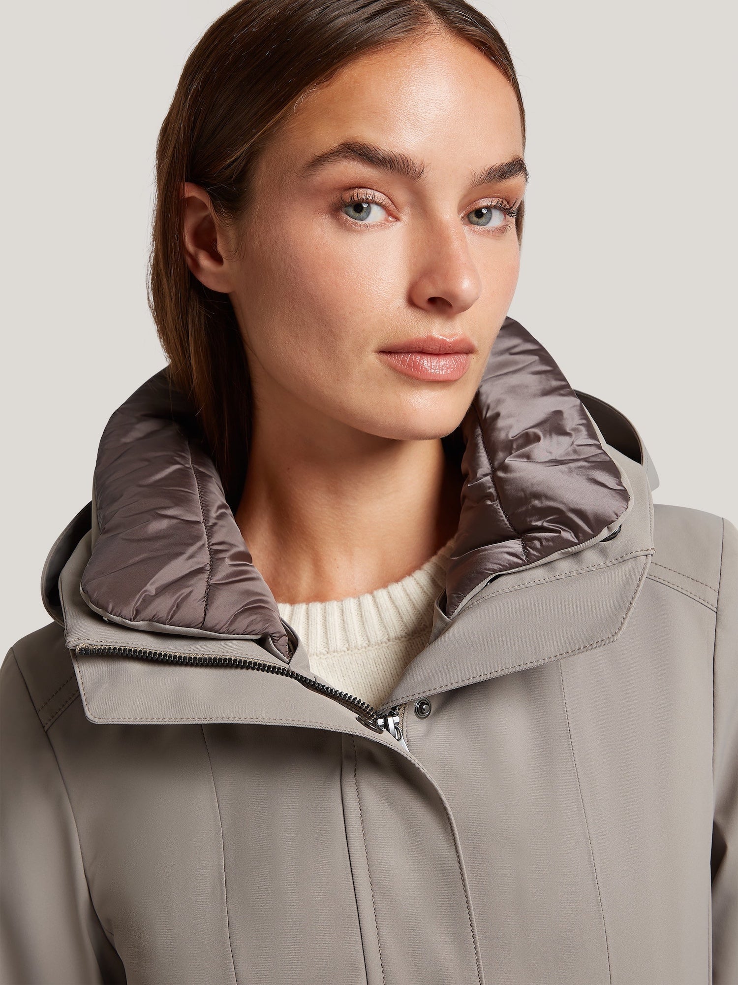 Smokey Taupe Morgan Raincoat