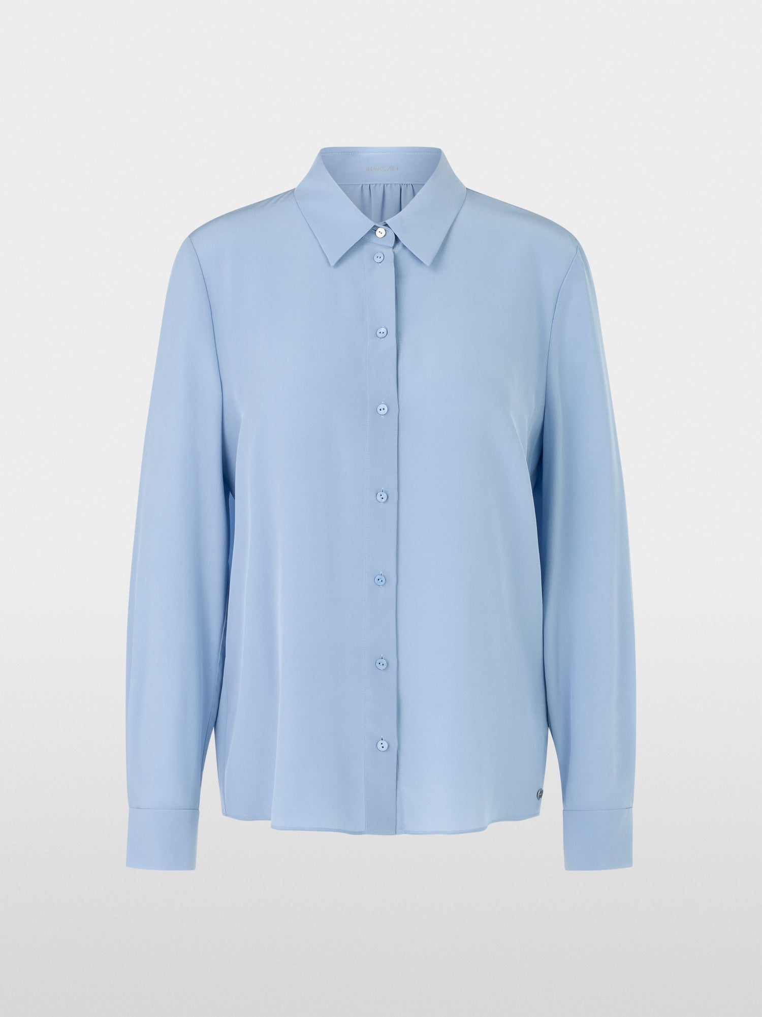 Squill Blue Silk Shirt