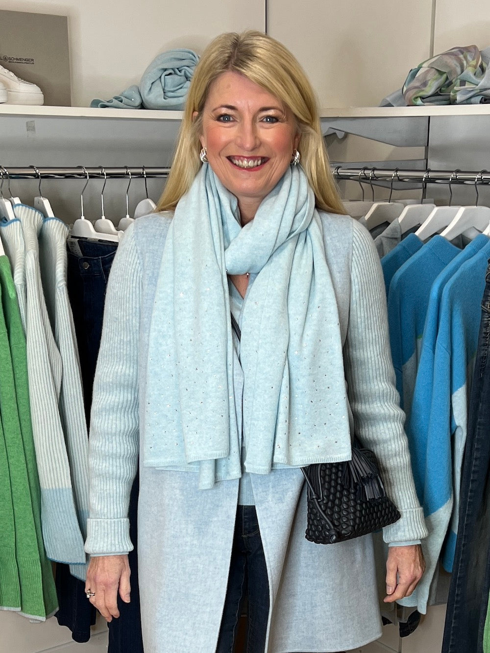 Surf Crystal Cashmere Wrap