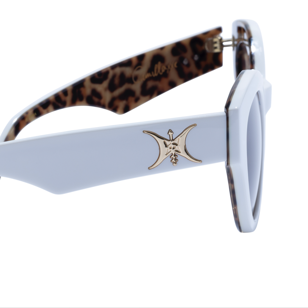 The Duchess White Sunglasses