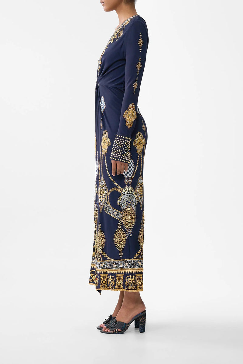 ASYMMETRIC RUCHED JERSEY DRESS THE IMPERIAL GATE