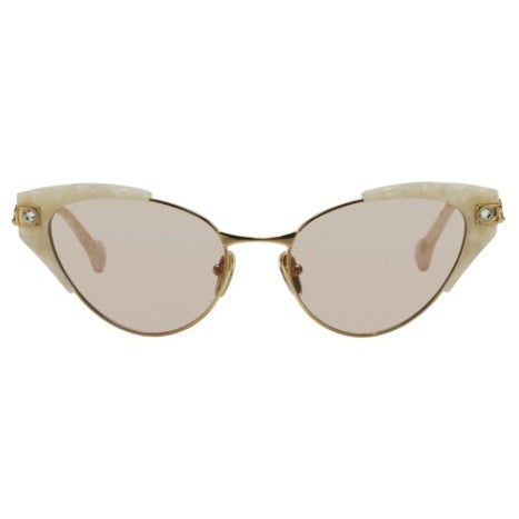 The Suite Life Ivory Marble Cat Eye Sunglasses