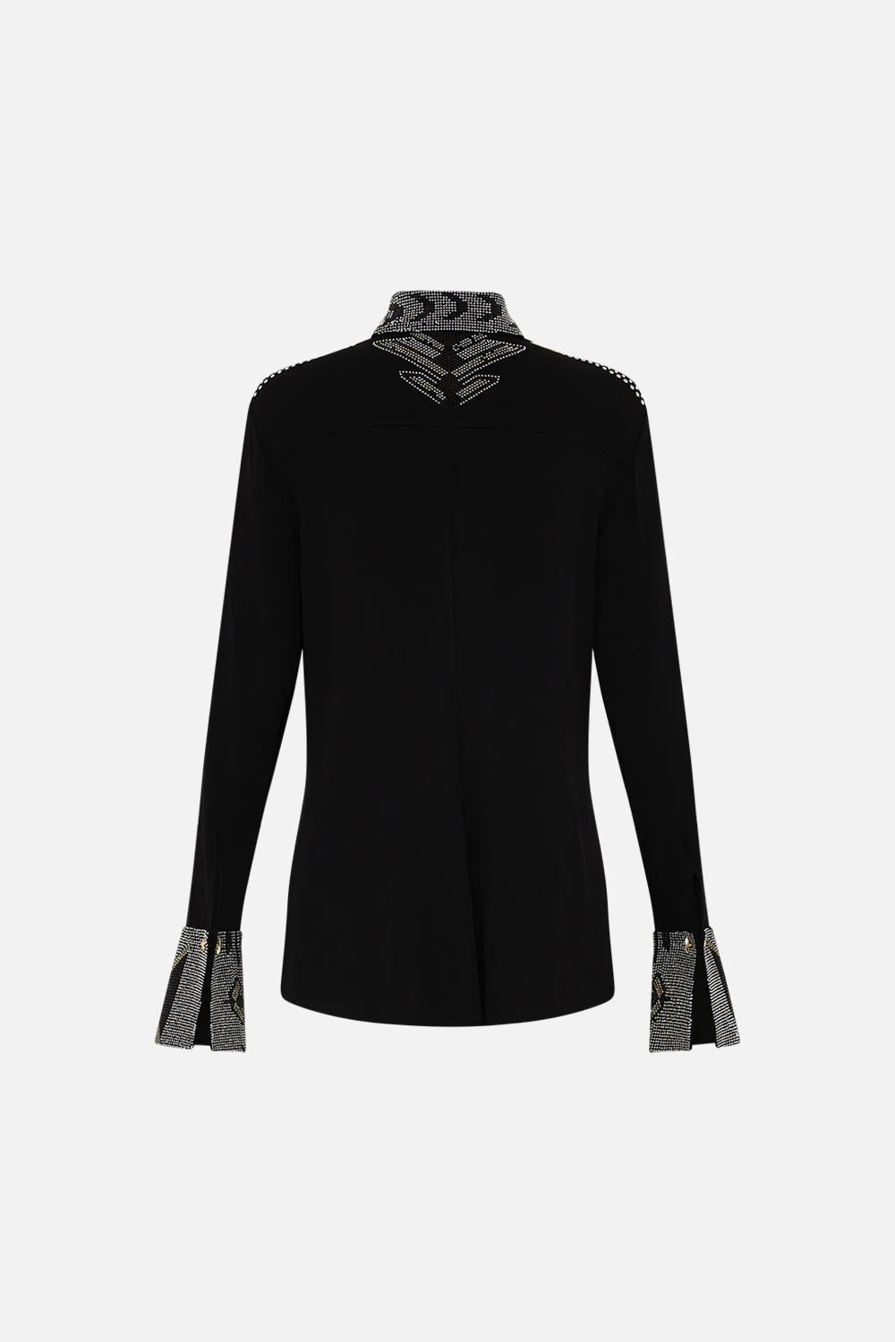 They Called Her Nefertari Embellished Jersey Shirt