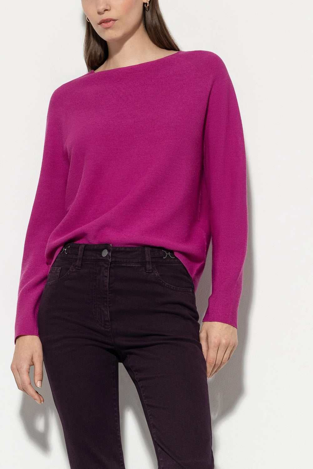 Ultra Pink Fine Knit Sweater