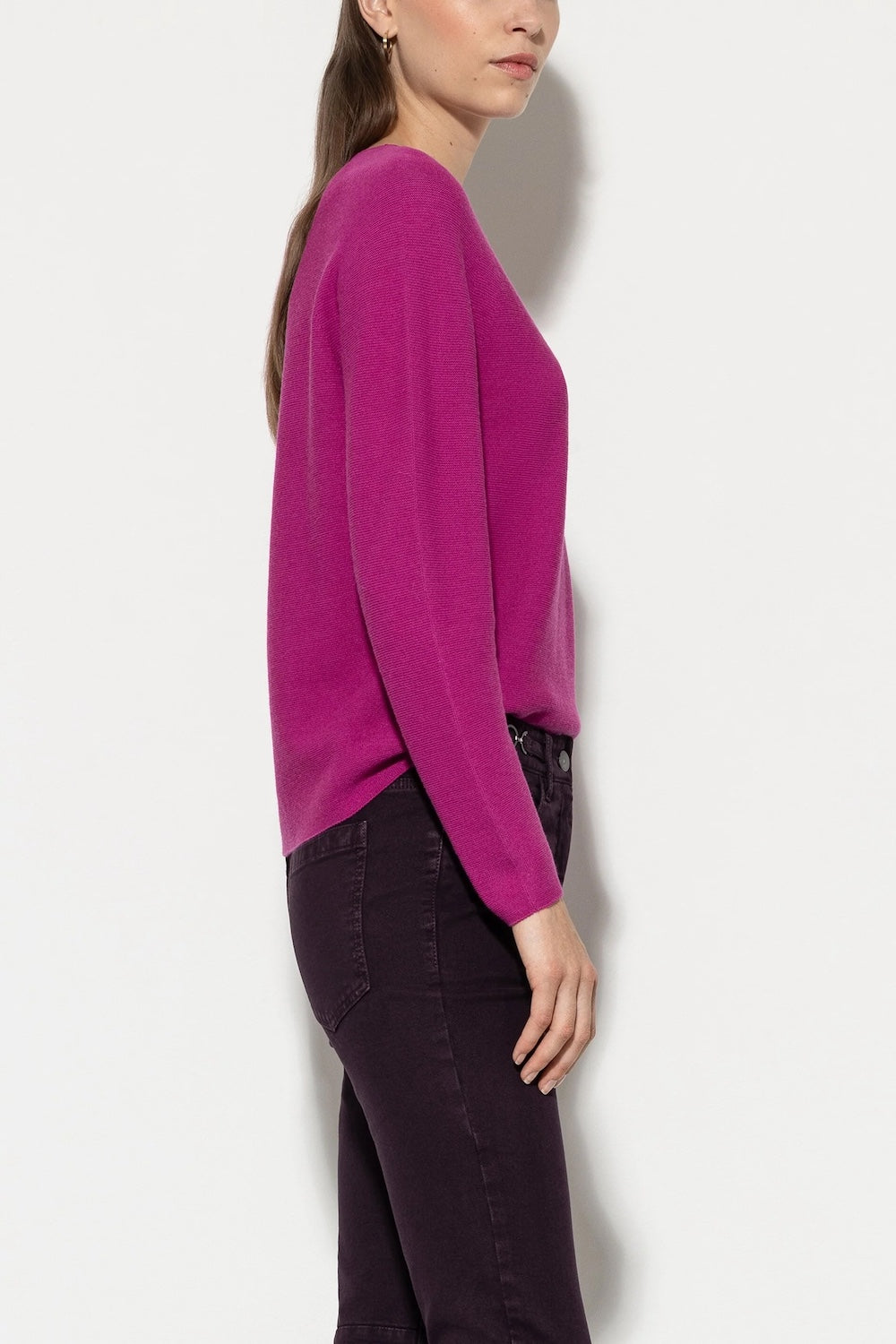 Ultra Pink Fine Knit Sweater