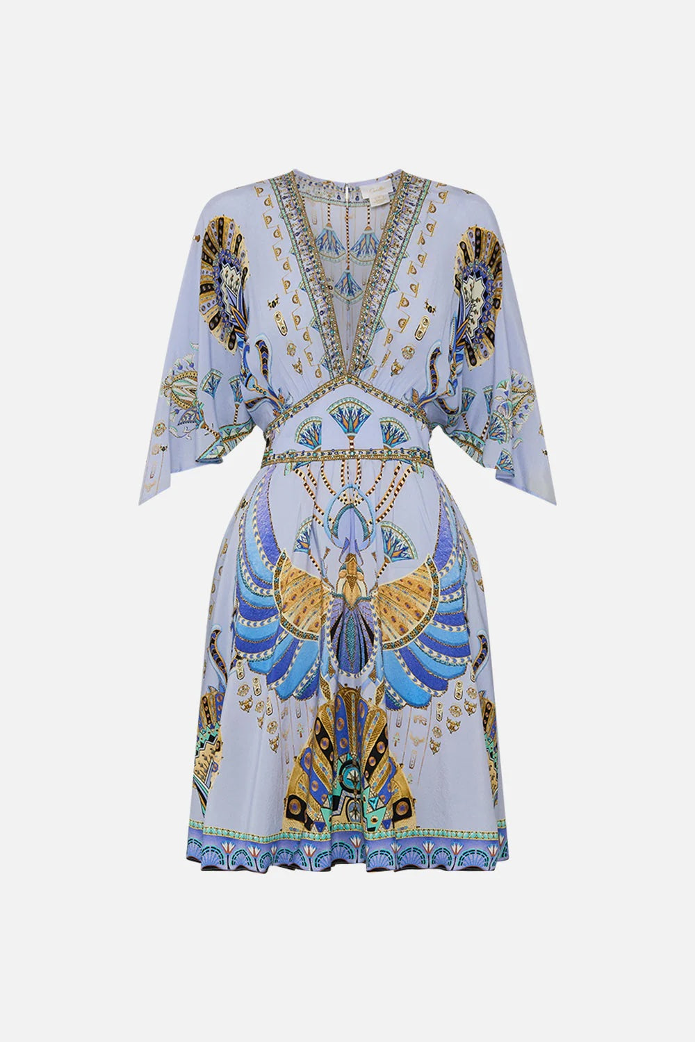 Under Scarab Skies Short Waisted Dress