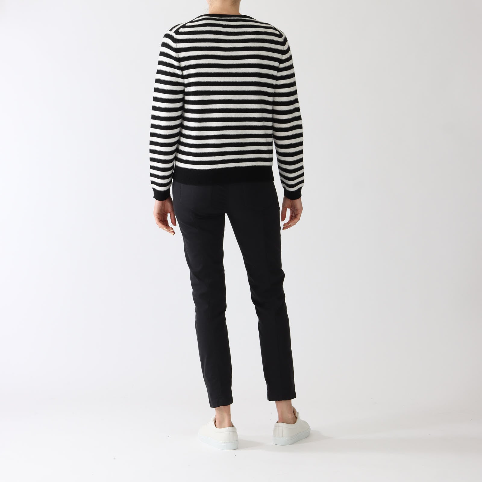 Black Elasticated Waistband Highstretch Pants