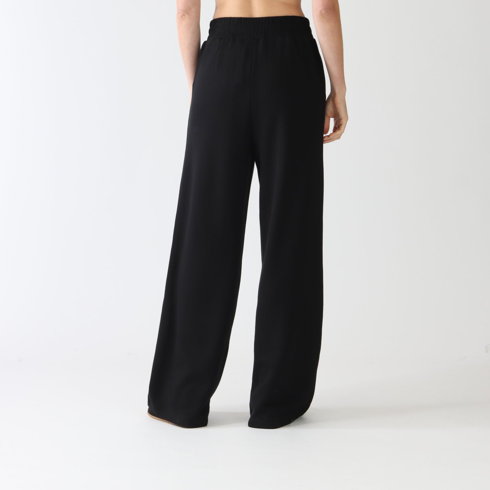 Black Extra Wide Leg Sweatpants