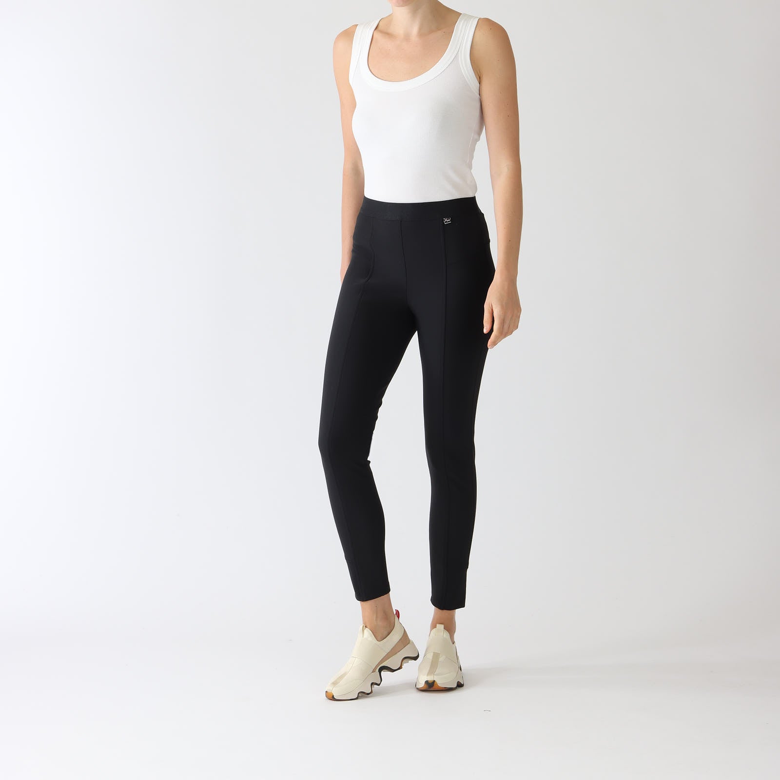Black Sofia Slim Leg Pants