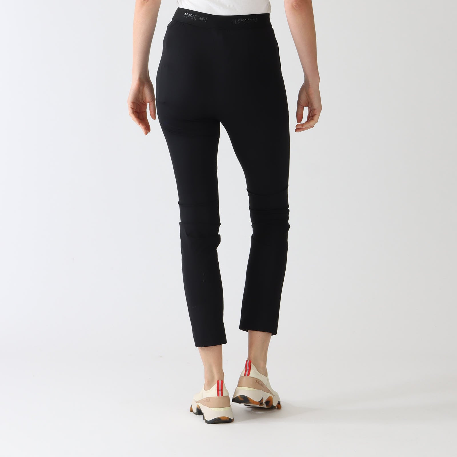 Black Sofia Faux Leather Pants