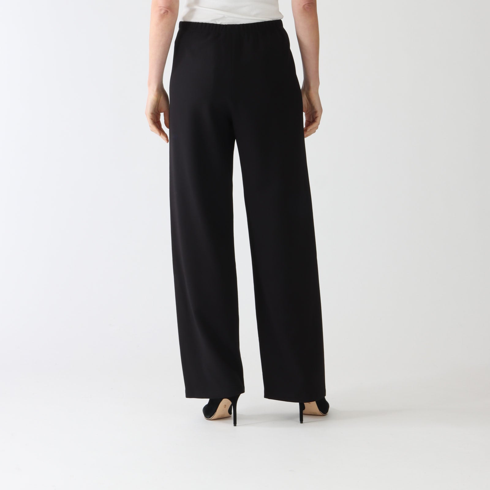 Dann Noir Wide Leg Pants