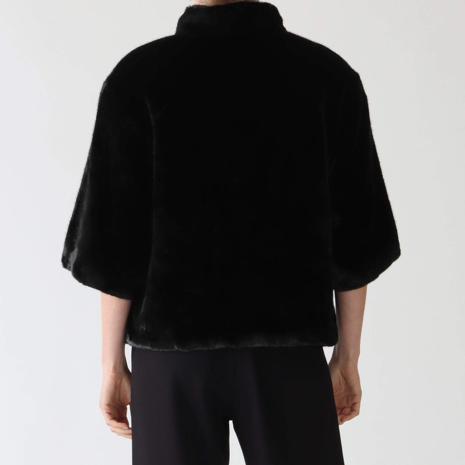 Matisse Noir Faux Fur Coat