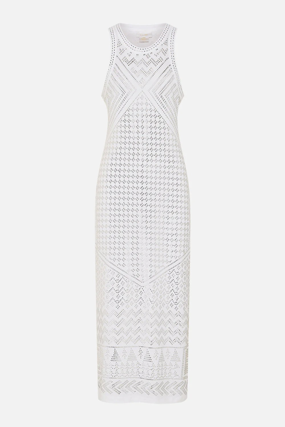 Valley Of The Queens Embellished Jersey Tank Dress