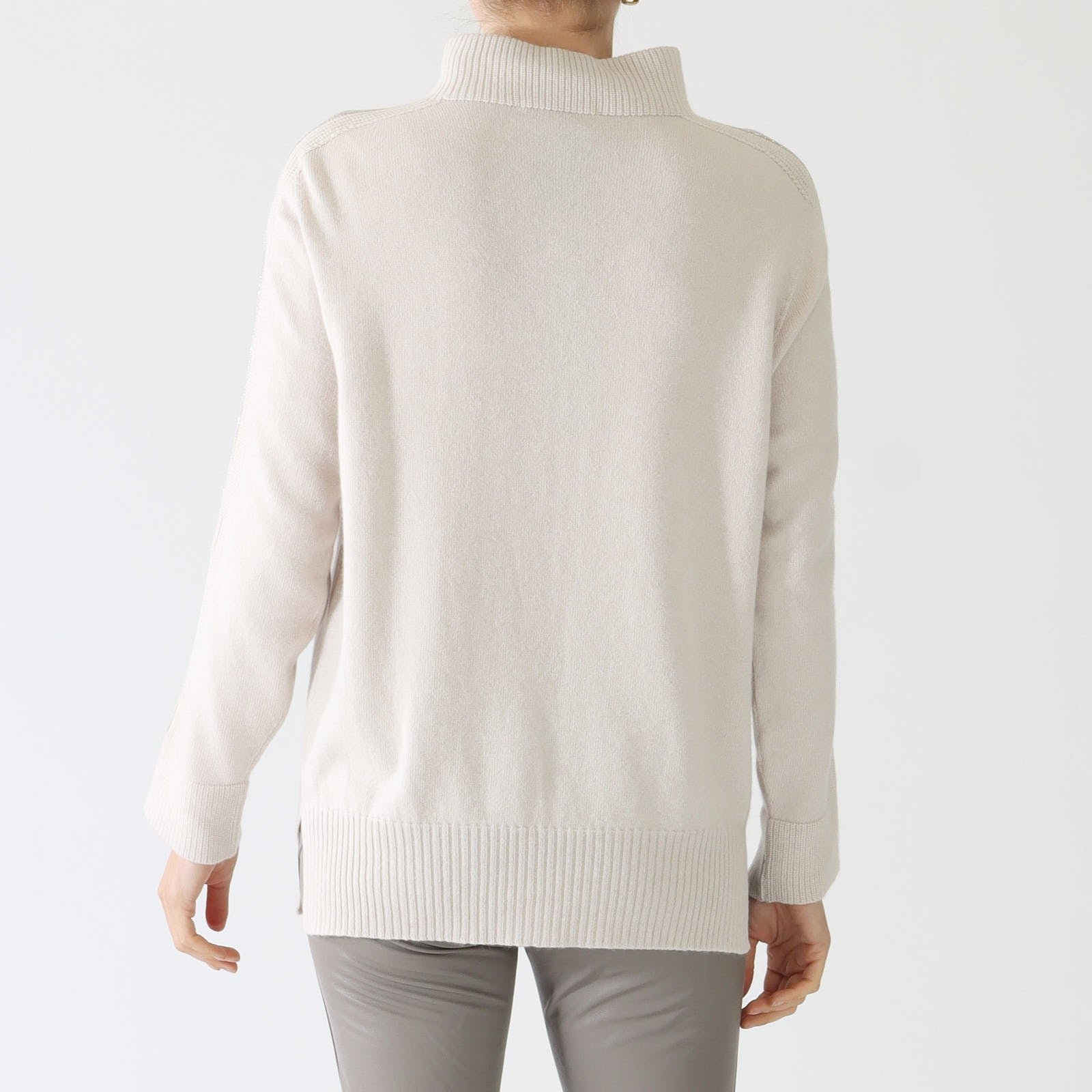 Vaniglia Beaded Stripe Cashmere & Wool Sweater