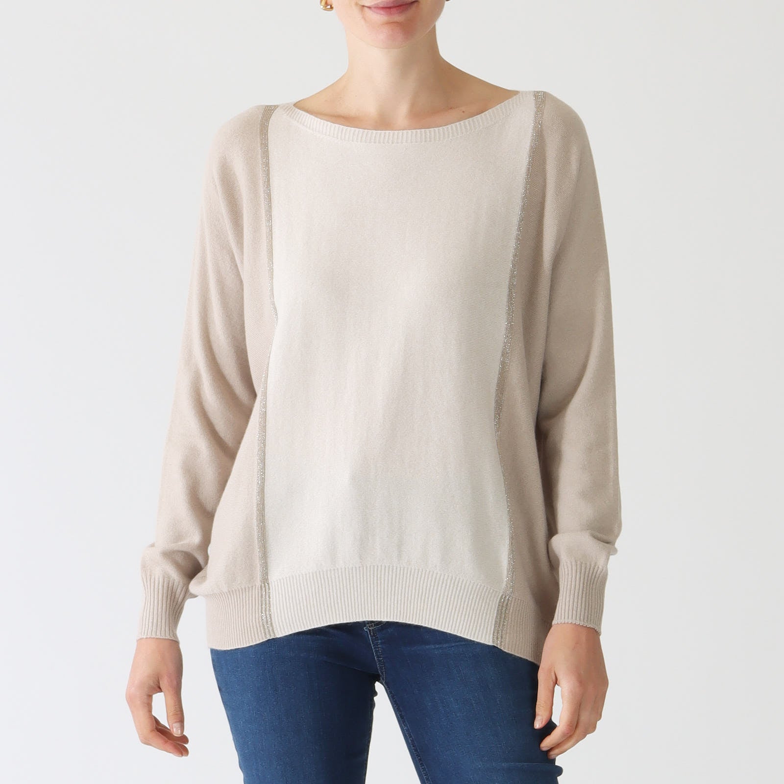 Vaniglia Nocciola Cashmere & Wool Blend Sweater