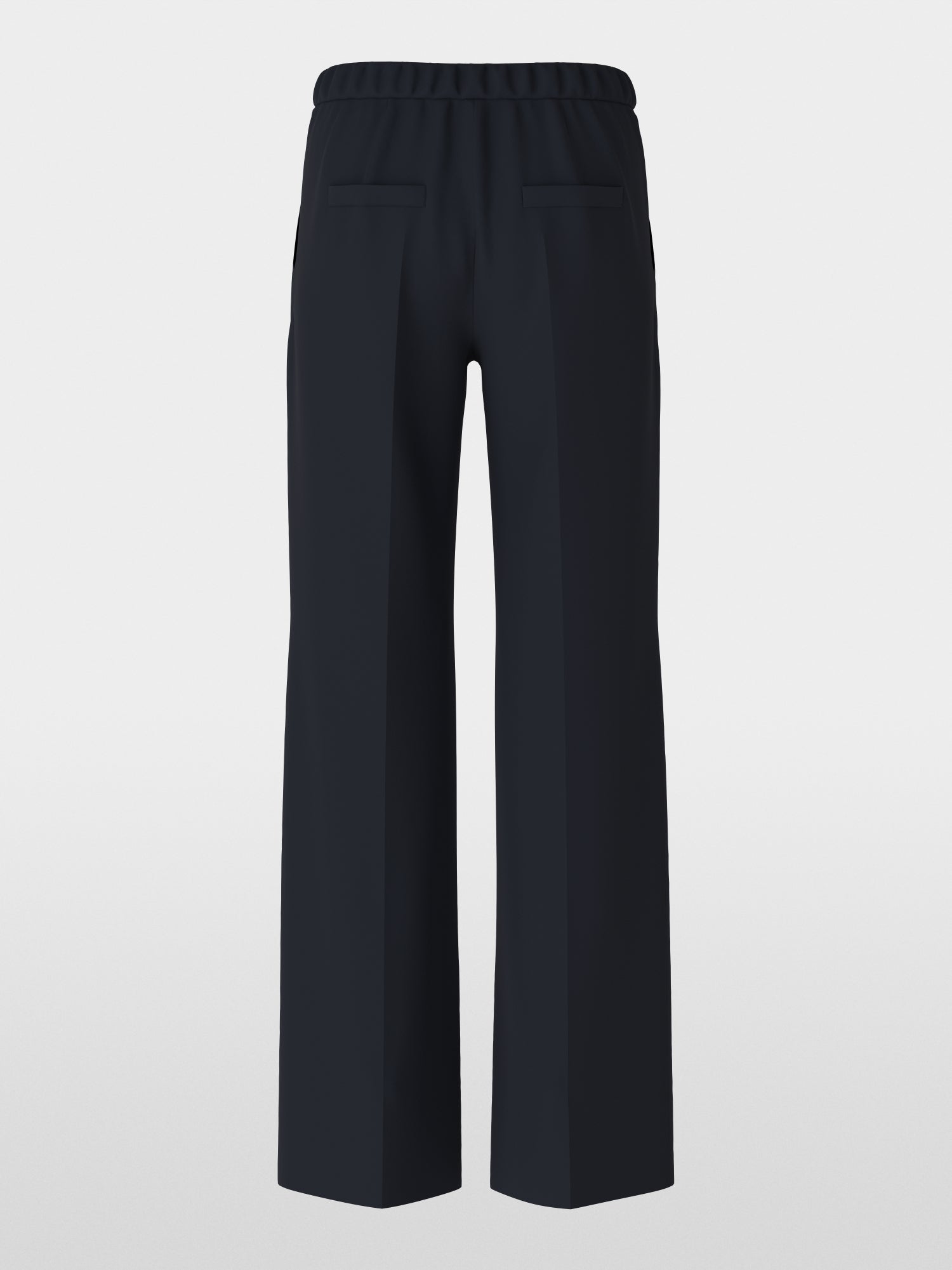 Midnight Blue Washington Wide Leg Tailored Pants