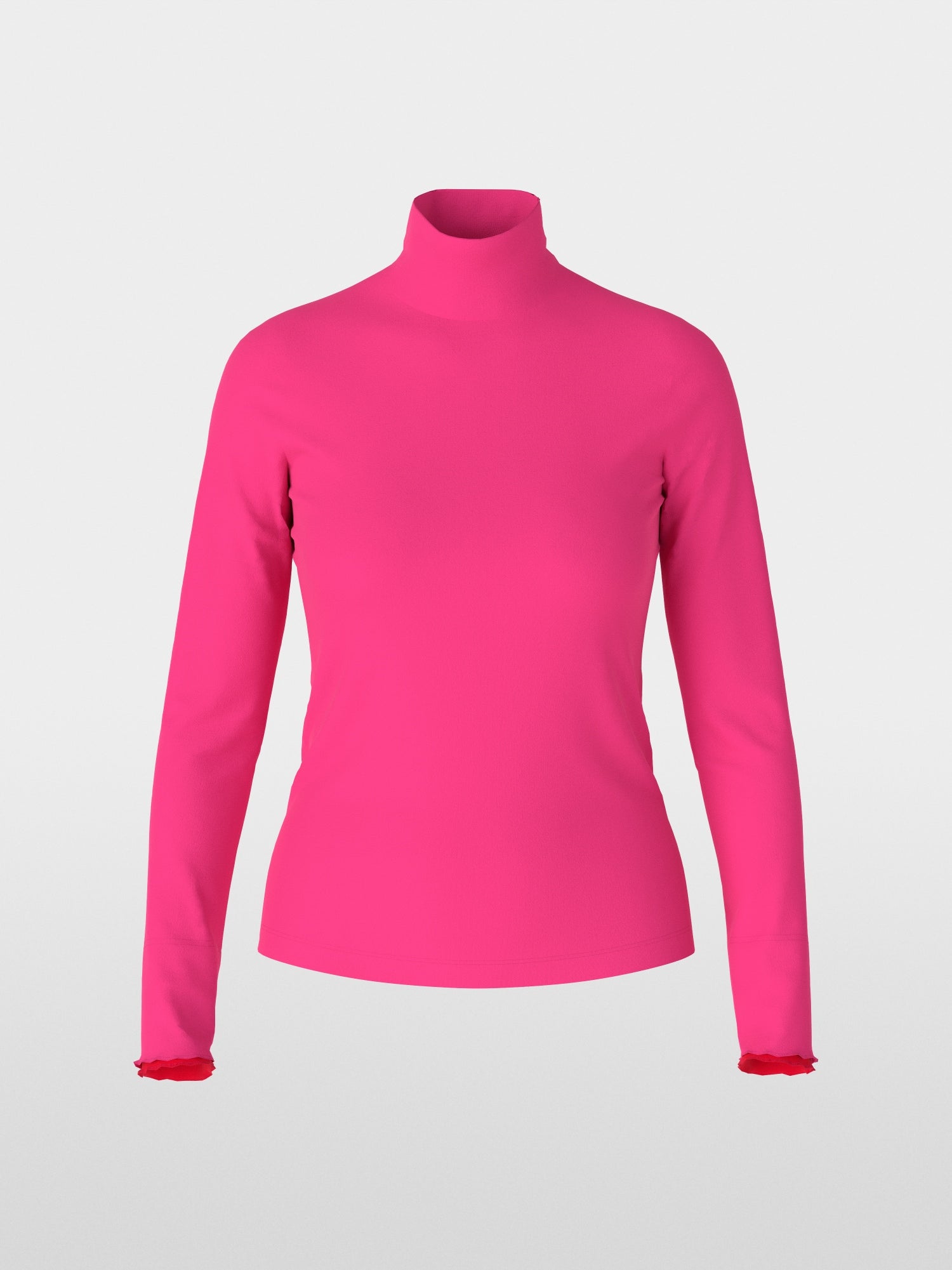 Dragon Fruit Second Skin Polo Neck Top