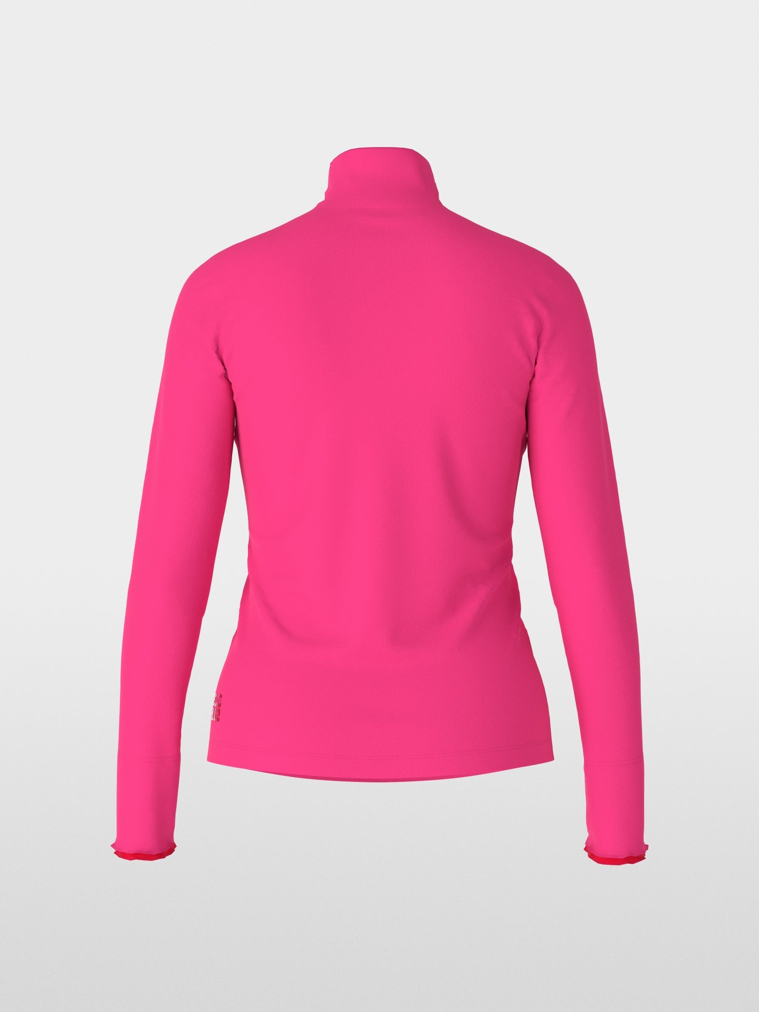 Dragon Fruit Second Skin Polo Neck Top