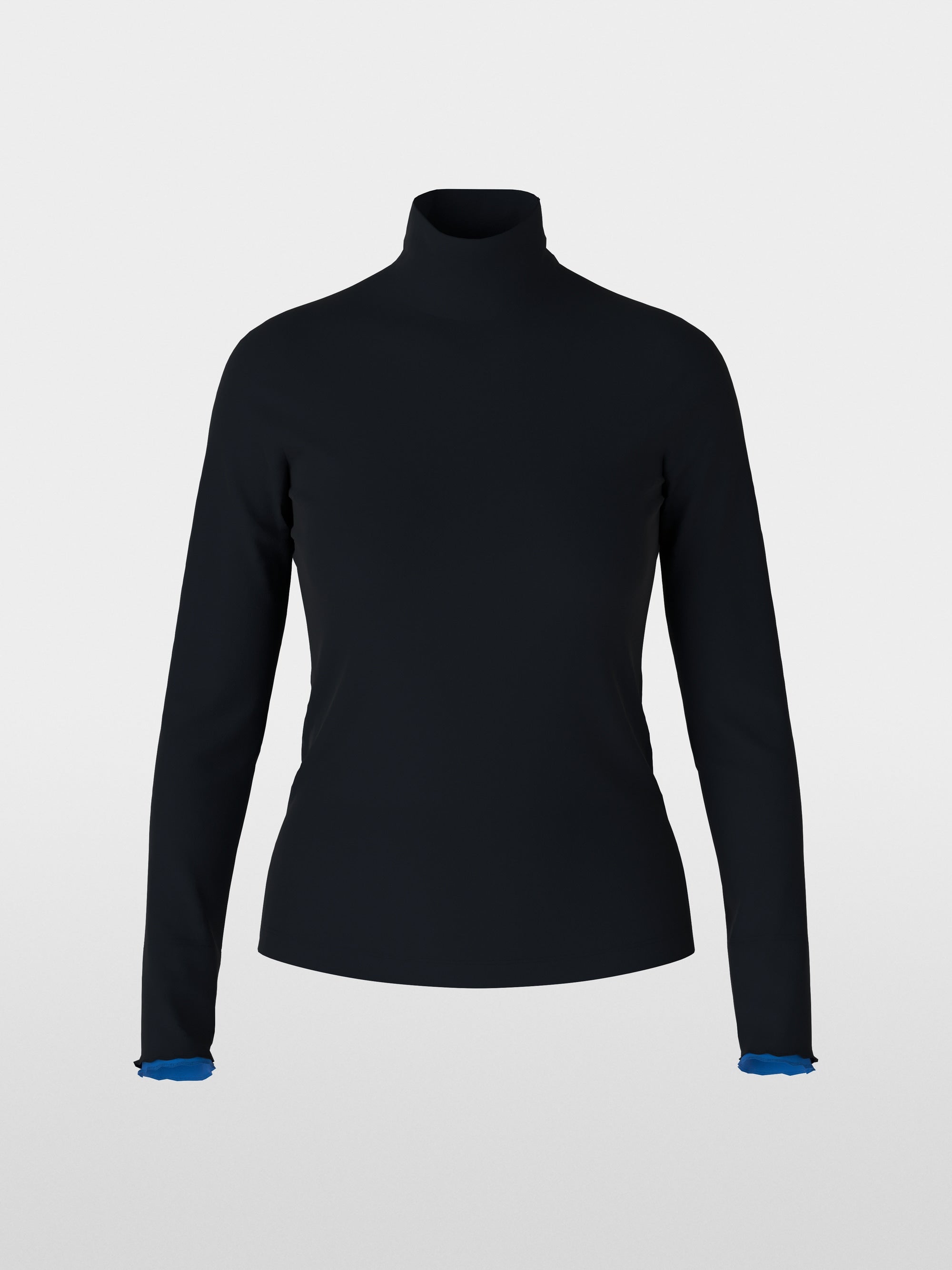 Midnight Blue Turtle Neck Top