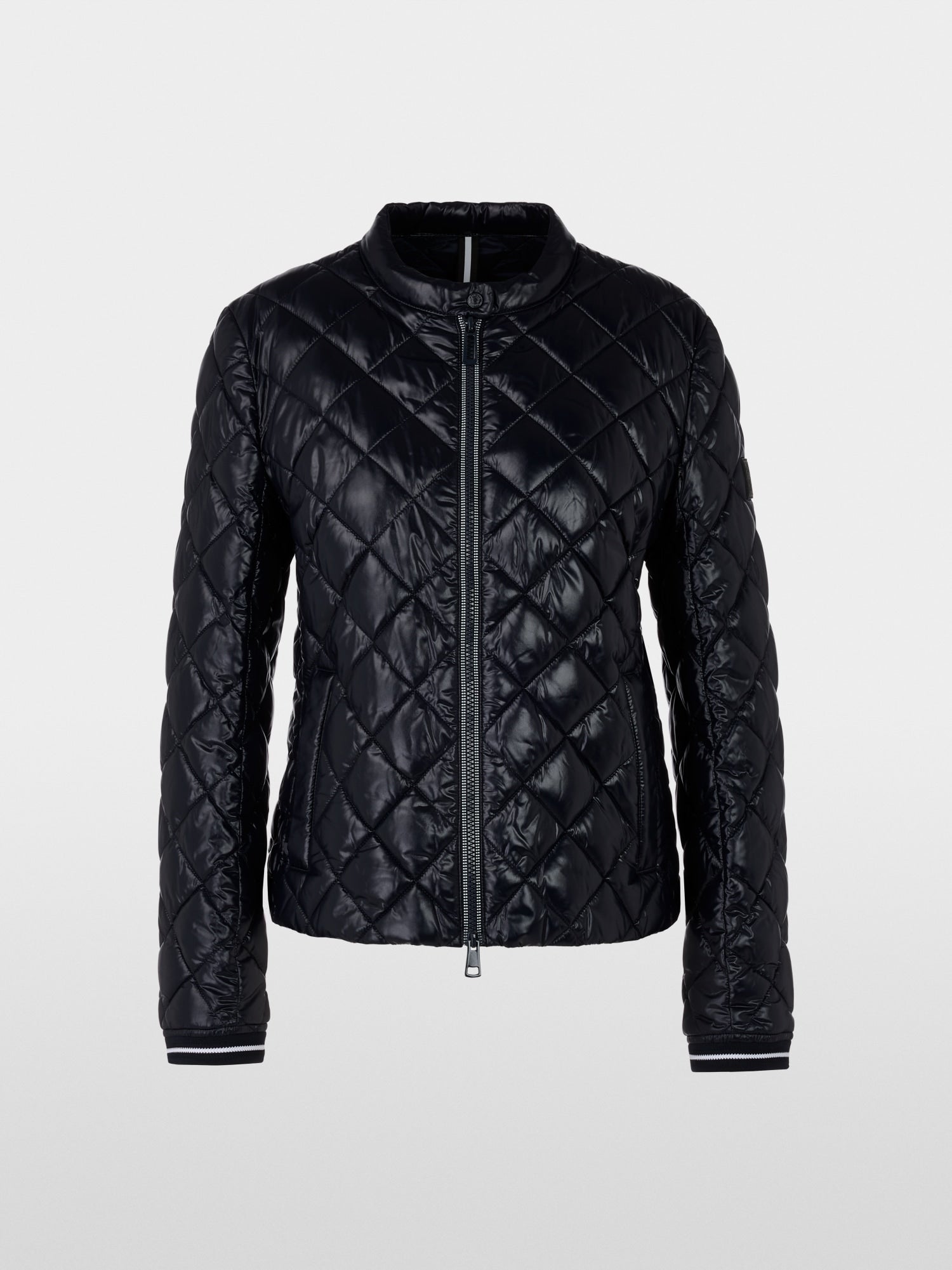 Navy Diamond Quilted Jacket