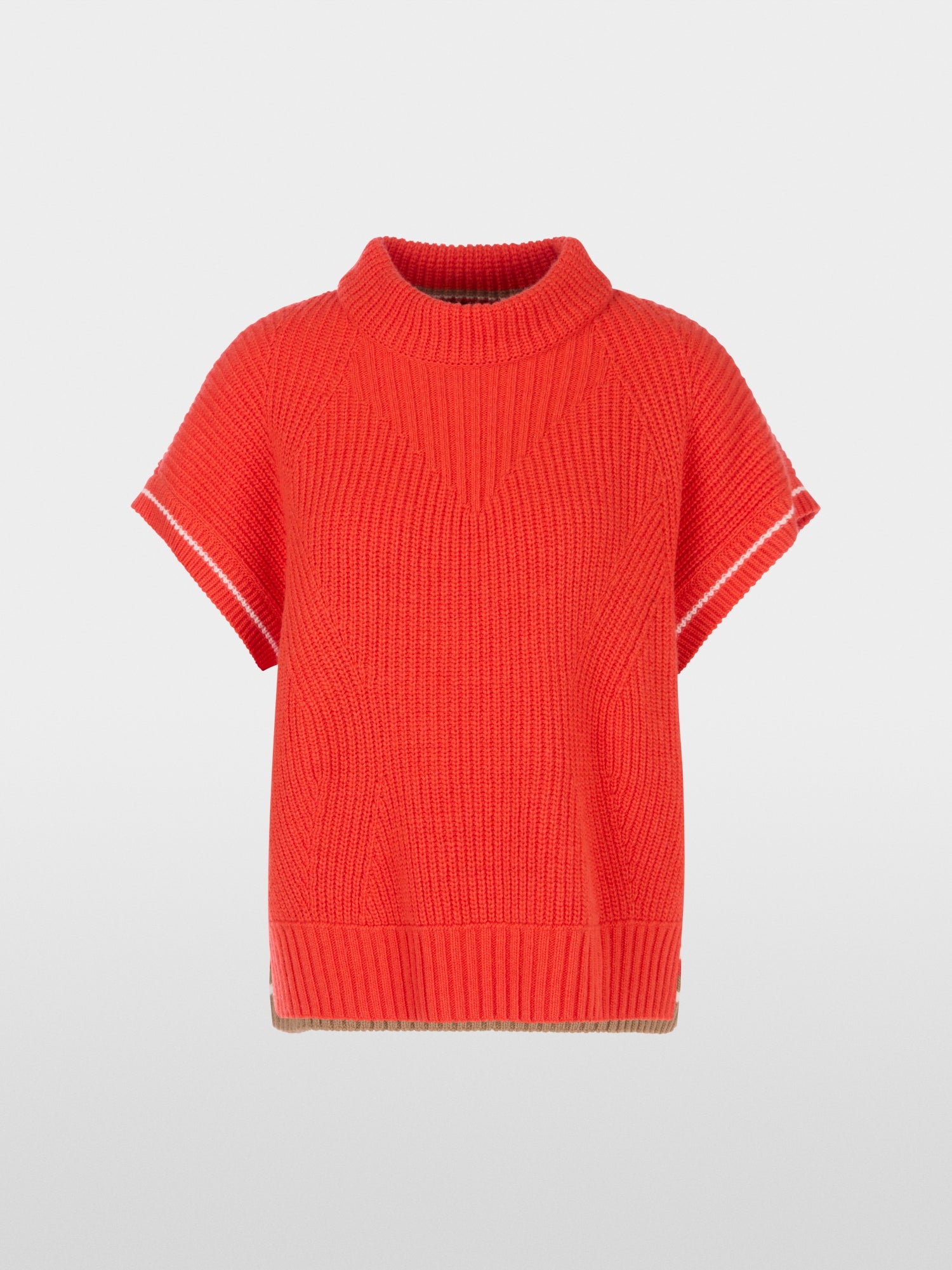 Campari Ribbed Wool & Cashmere Blend Tank