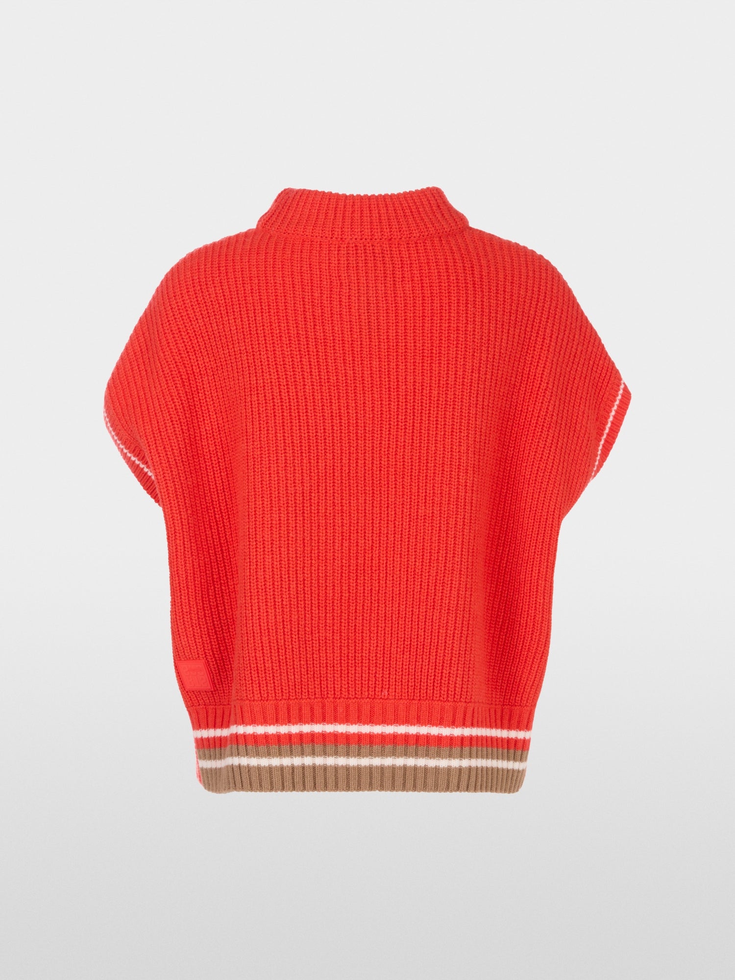 Campari Ribbed Wool & Cashmere Blend Tank