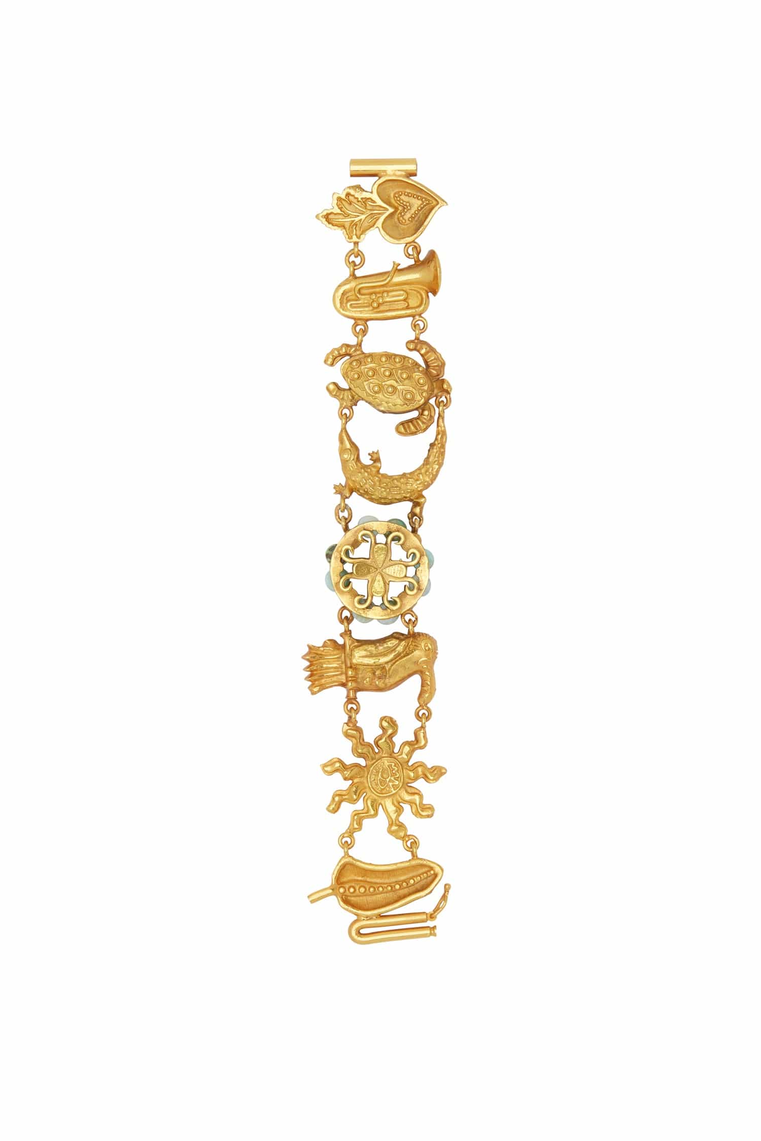 Gold Encanto Relic Link Bracelet