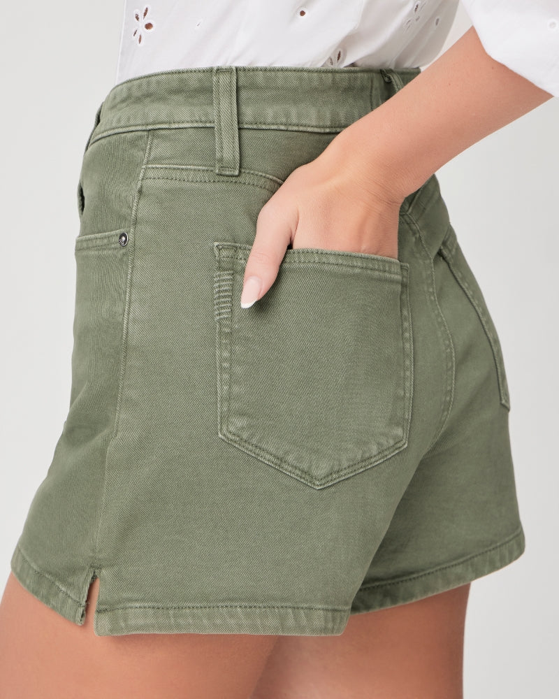 Dani Vintage Ivy Green Denim Shorts